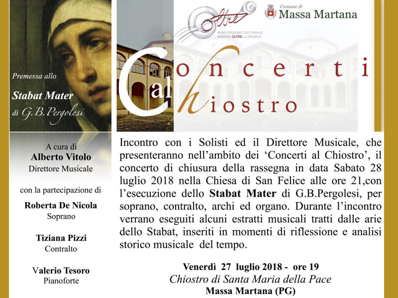 MASTER CLASS PER ARCHI A MASSA MARTANA, 22-28 LUGLIO 2018